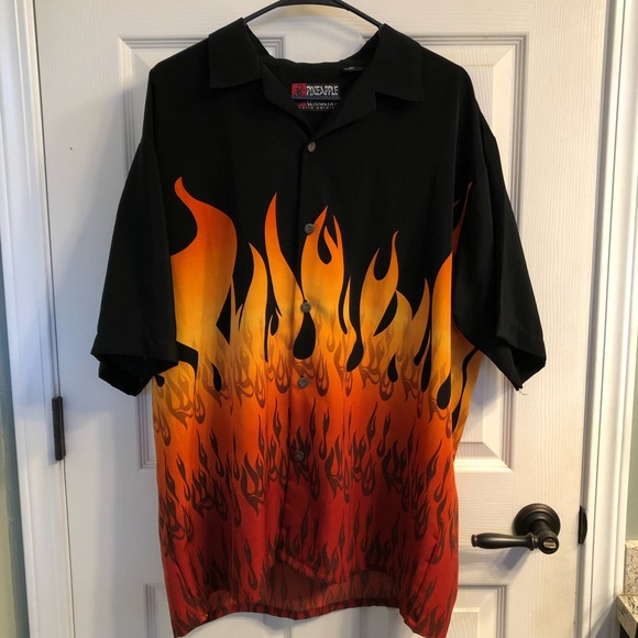 Pineapple Connection Other - Pineapple Connection Mystic Origins Flame Button down | Mens Large